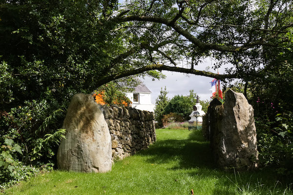 Buddhist retreat centre, Gwynedd Wales - traditional stone walls